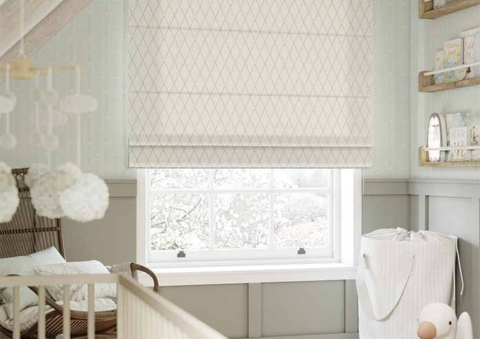 Puddle Down, Trellis Egg - Twist&Fit Roman Blind - Image 5